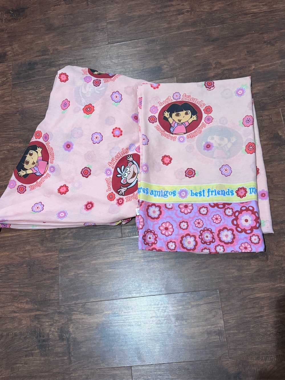 vintage 2002 Dan River “Dora the Explorer " twin sheet set